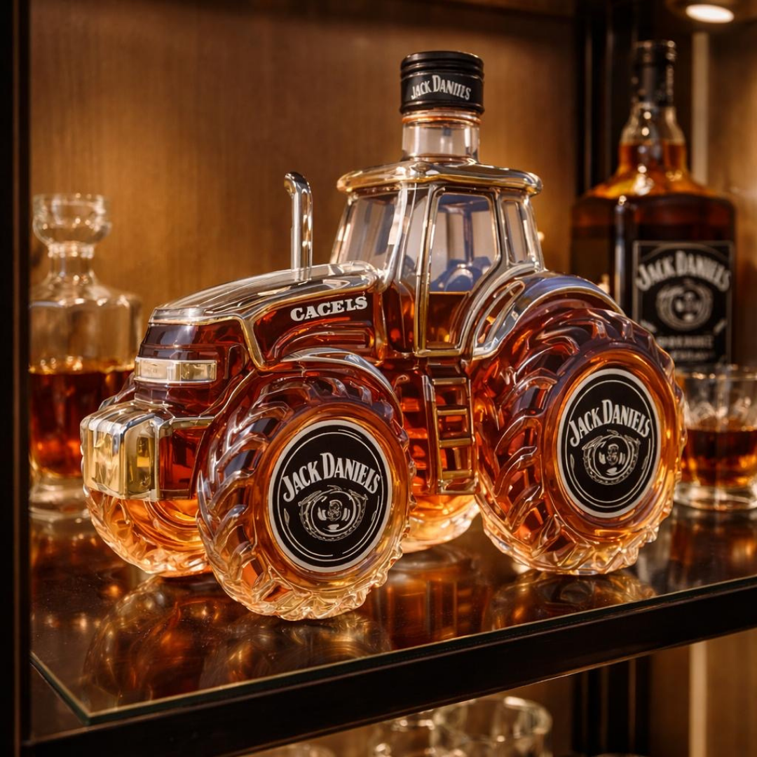 Bouteille de Whisky | Design Tracteur Unique, 500 ml 1