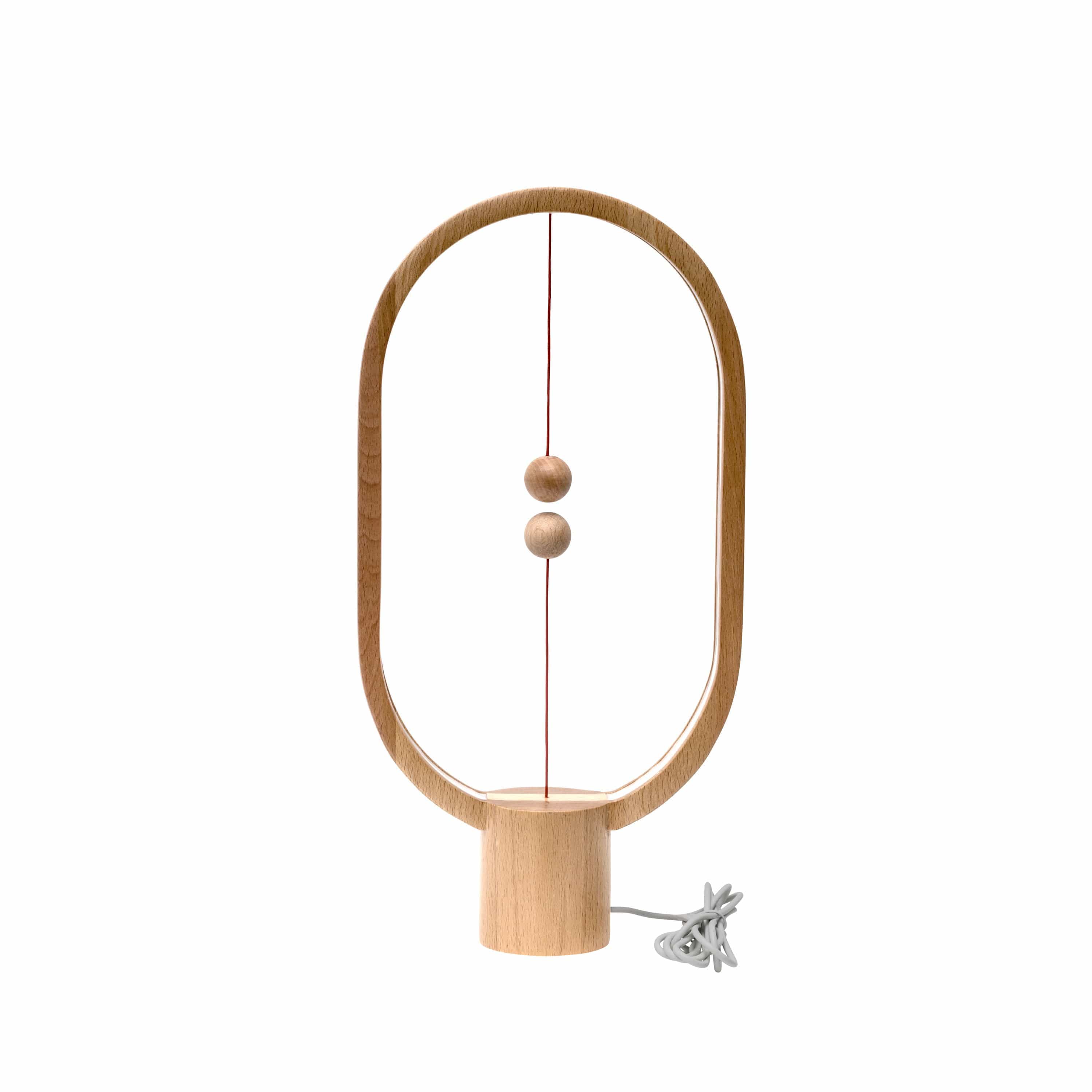 LumoLev – Lampe de Table LED Flottante Moderne Blanche