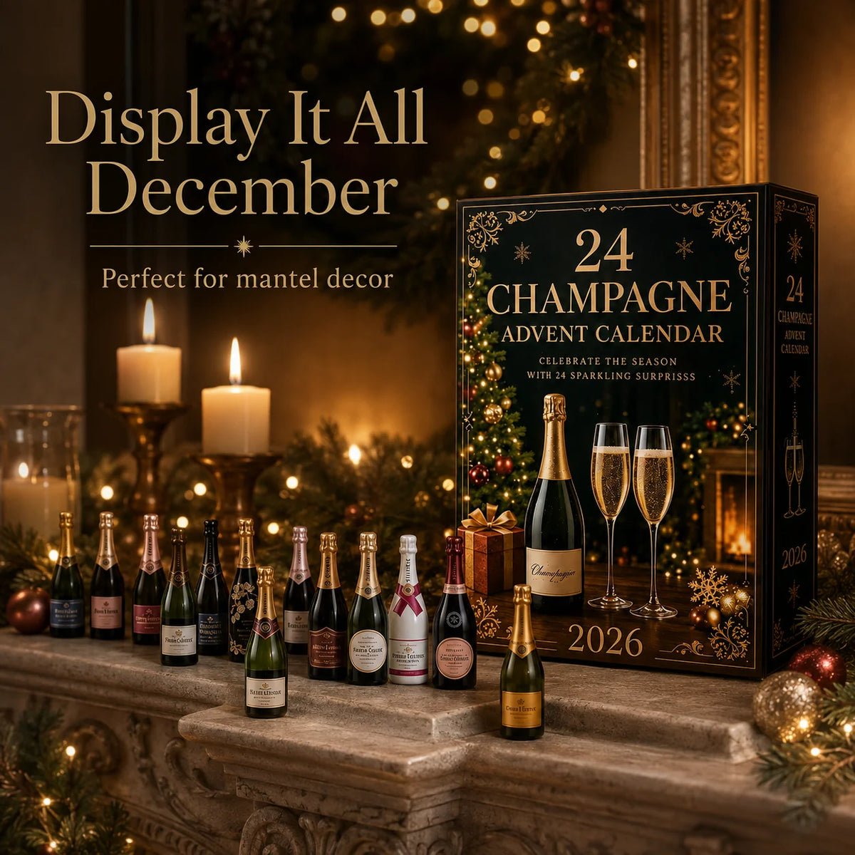 Calendrier de l'Avent Champagne 2026 - 24 Surprises Festives Élégantes 6