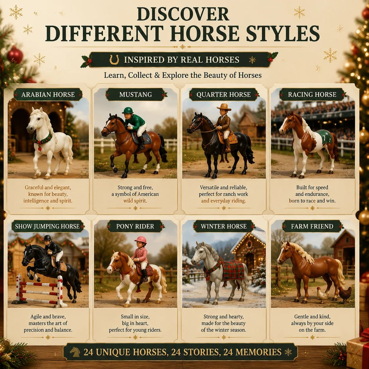 Calendrier de l'Avent Équestre – 24 Jours de Surprises Festives pour Passionnés de Chevaux 5