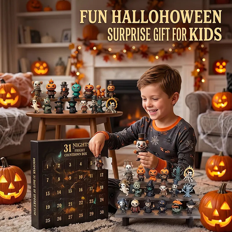 Calendrier de l'Avent Halloween 2026 - Coffret Surprise 31 Nuits d'Effroi avec Blindbags 1