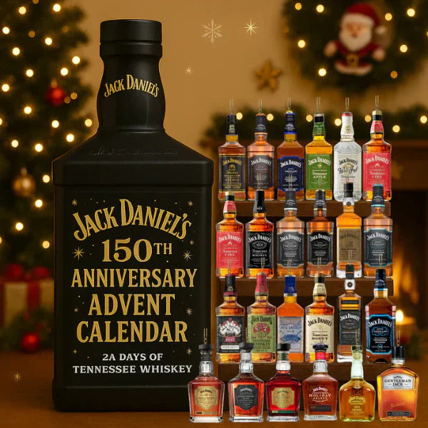 Calendrier de l'Avent Whisky Classique 2025 - 24 Mini Bouteilles Décoratives Élégantes 3