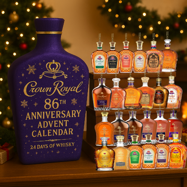 Calendrier de l'Avent Whisky Classique 2025 - 24 Mini Bouteilles Décoratives Élégantes 6