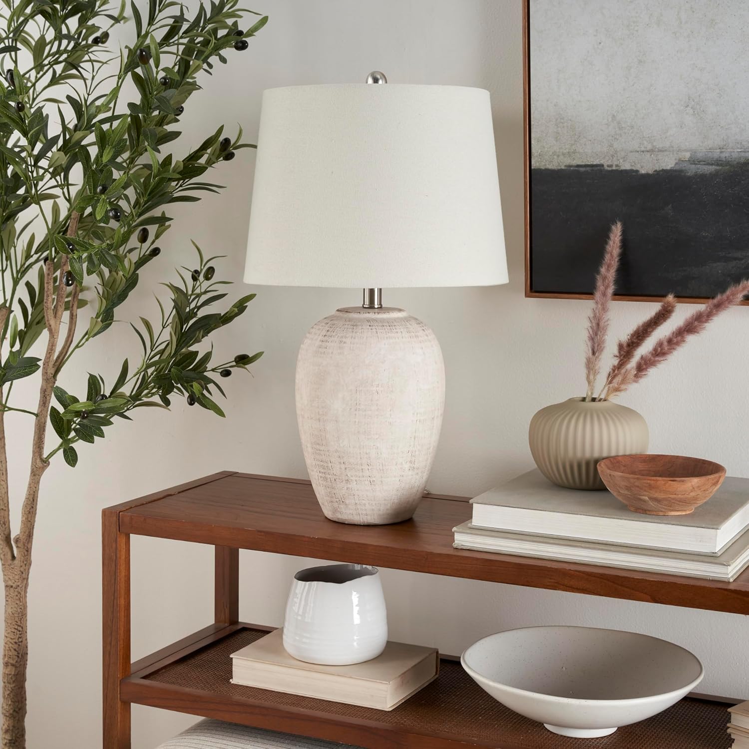 IllumiBase – Lampe de Table en Céramique LED Minimaliste