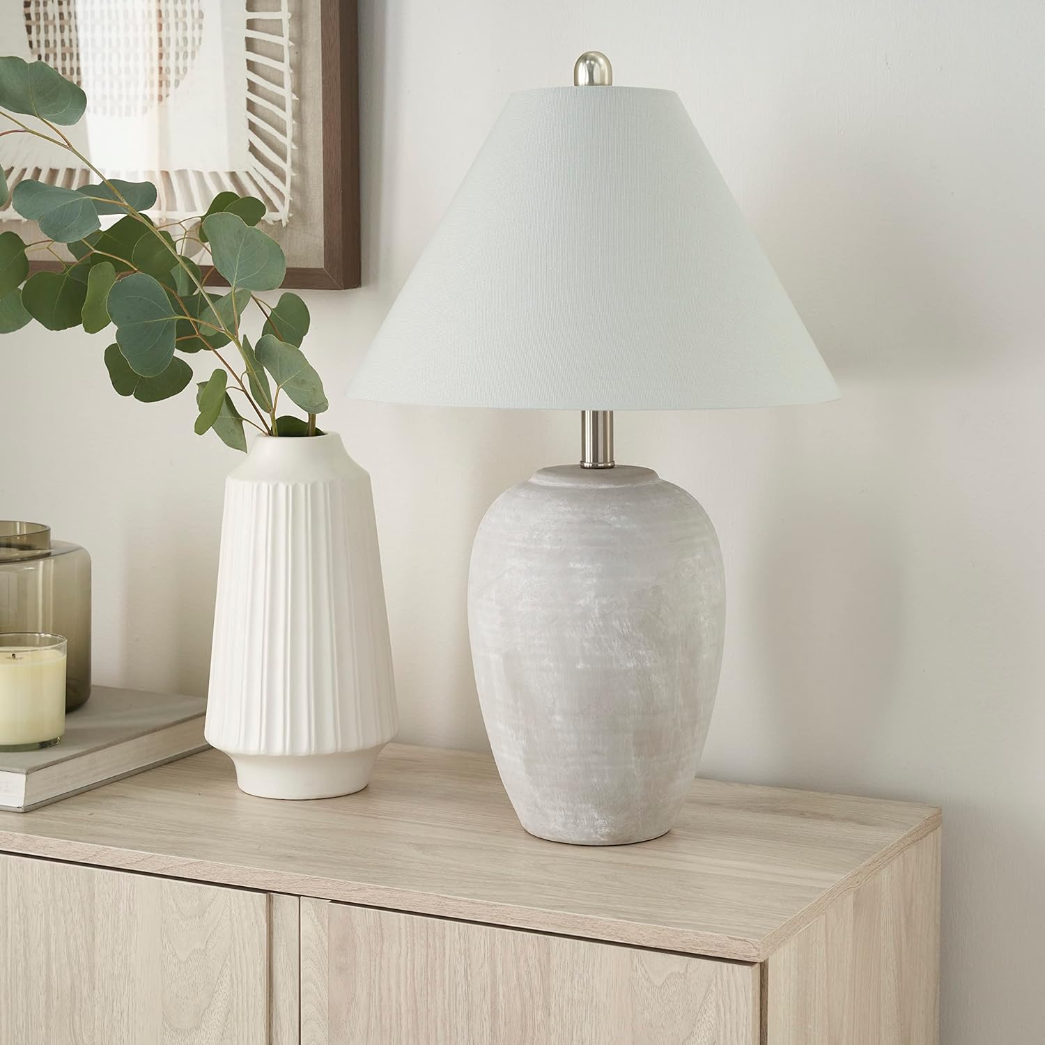 IllumiBase – Lampe de Table en Céramique LED Minimaliste