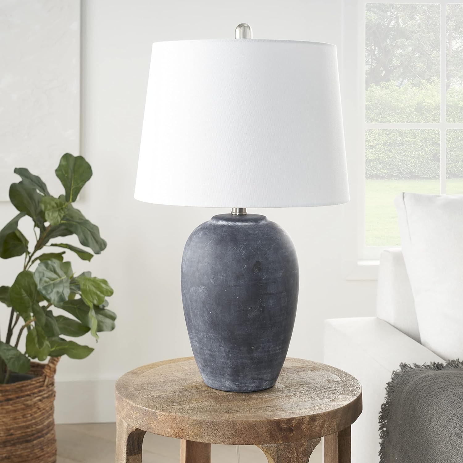 IllumiBase – Lampe de Table en Céramique LED Minimaliste