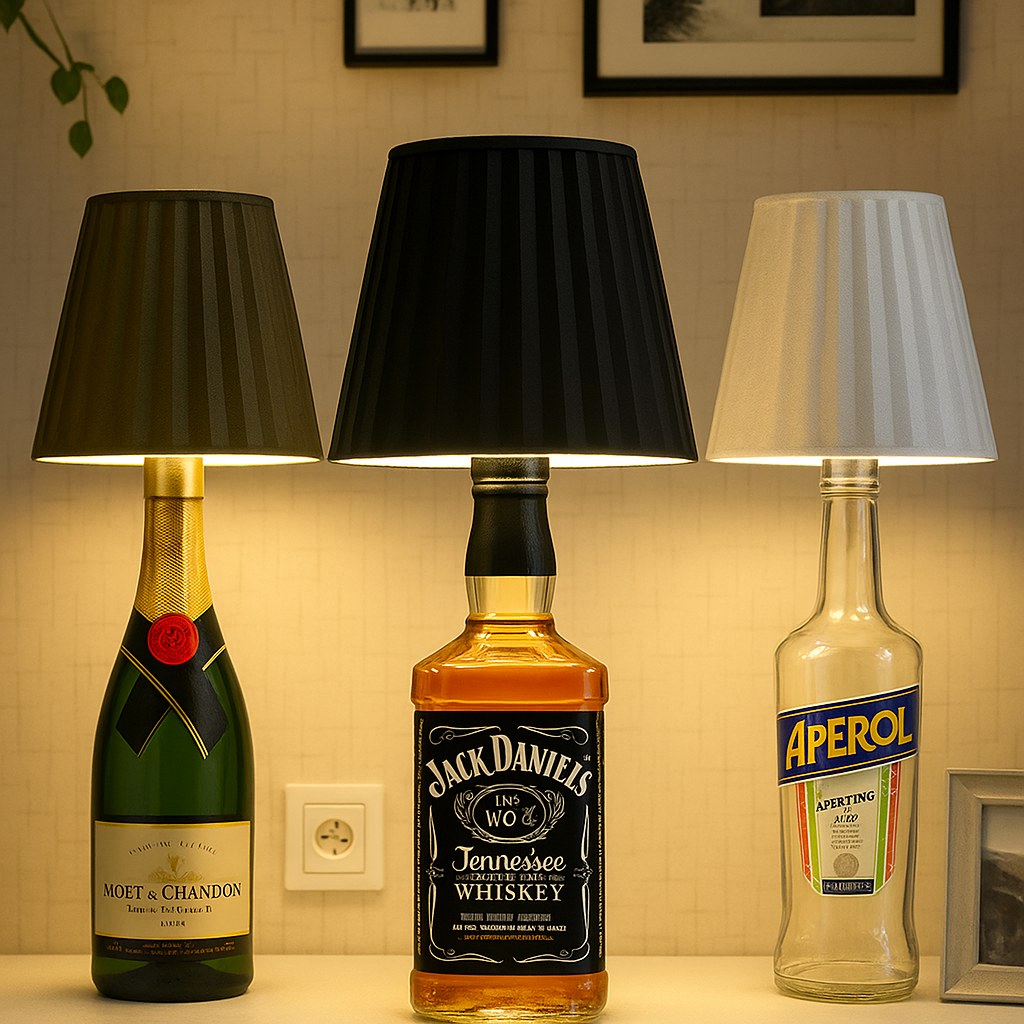 Lampe Bouteille LumiBottle Pro LED Sans Fil Dimmable Blanc Chaud