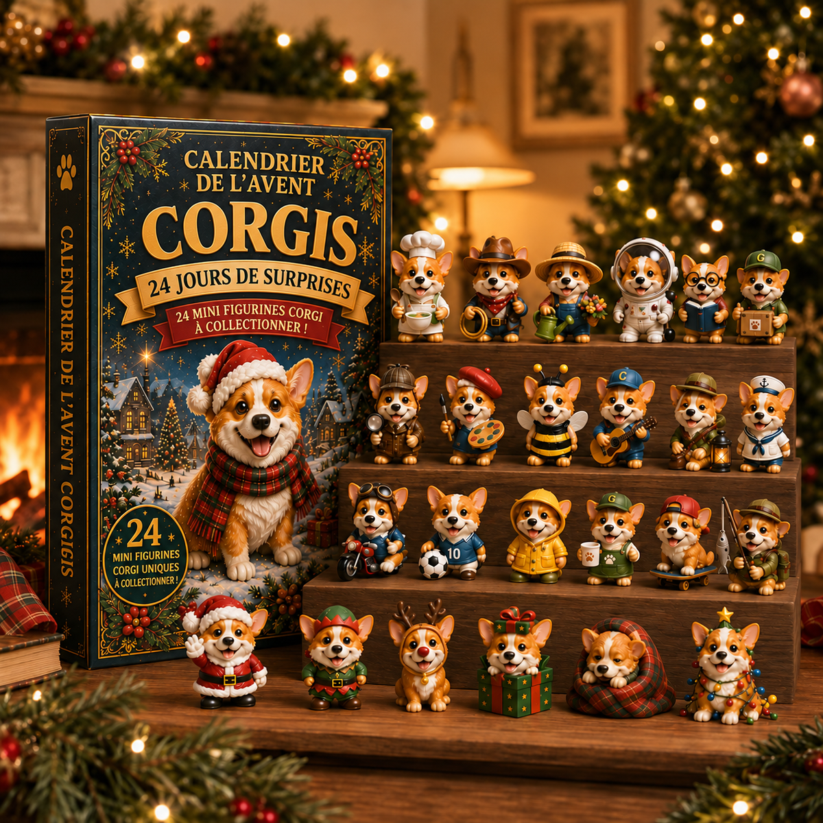 Calendrier de l’Avent Corgi 2026 – 24 Surprises