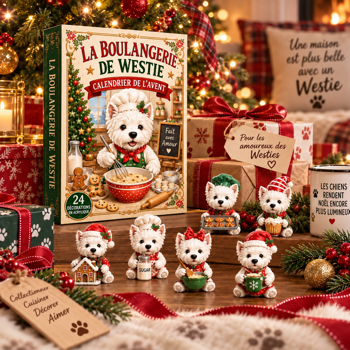 Calendrier de l’Avent Boulangerie de Noël 2026 – 24 Surprises pour Animaux