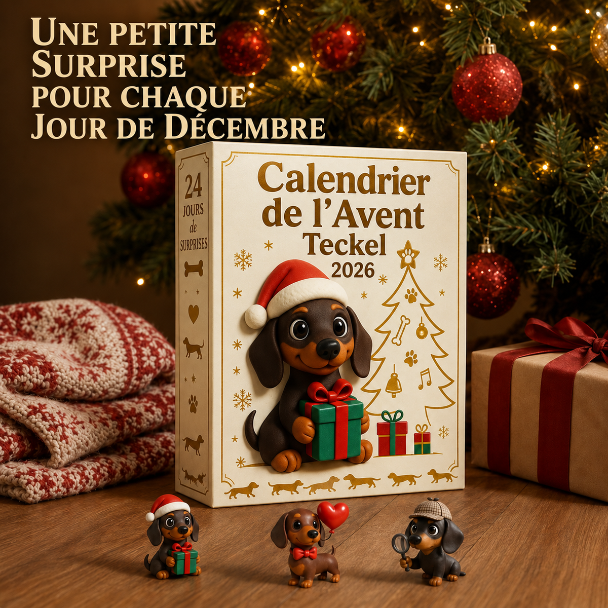 Calendrier de l'Avent Dackel 2026 – 24 surprises Dackel
