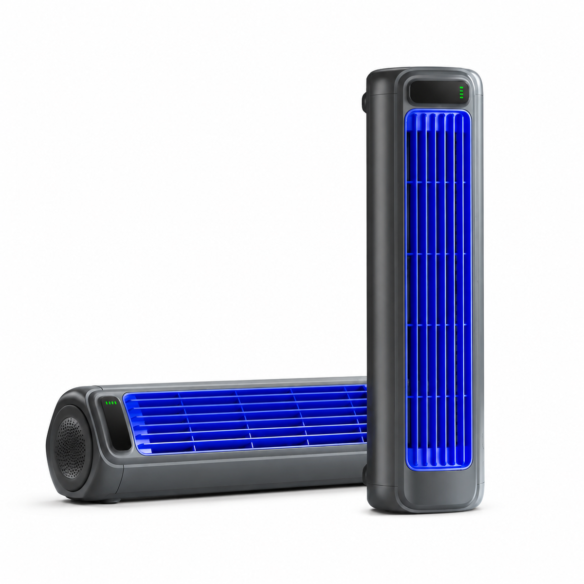 Climatiseur Portable Design Compact, Ventilation Bleue