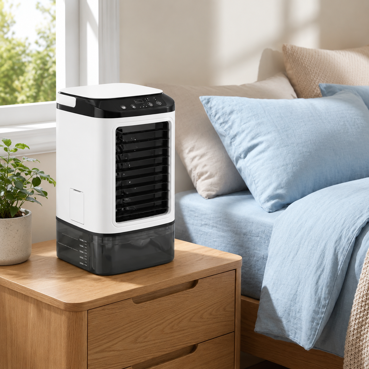 Climatiseur Portable | Mini Climatiseur USB avec Fonction Brumisation et 3 Vitesses
