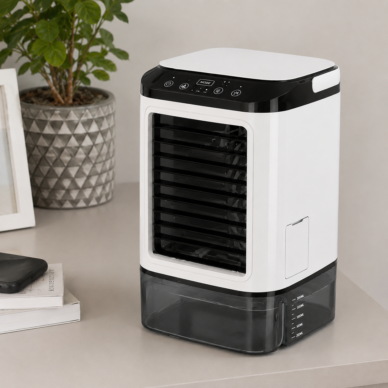 Climatiseur Portable | Mini Climatiseur USB avec Fonction Brumisation et 3 Vitesses