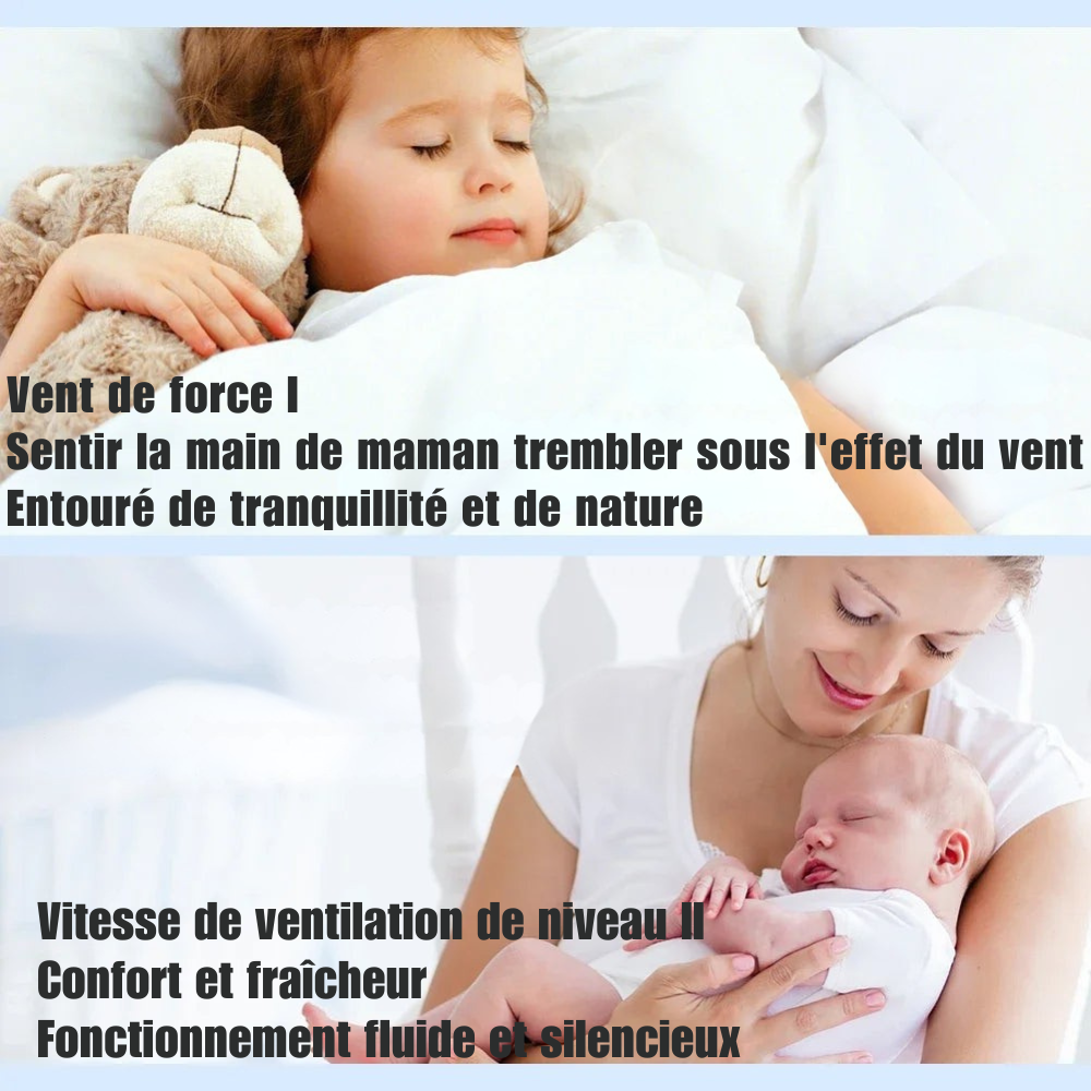 Climatiseur Portable | Ventilateur de Bureau USB Sans Lame, Design Tour Compact