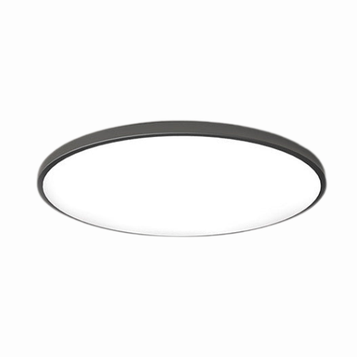 LumoAstra – Plafonnier LED Rond Moderne Noir/Blanc Salle à Manger