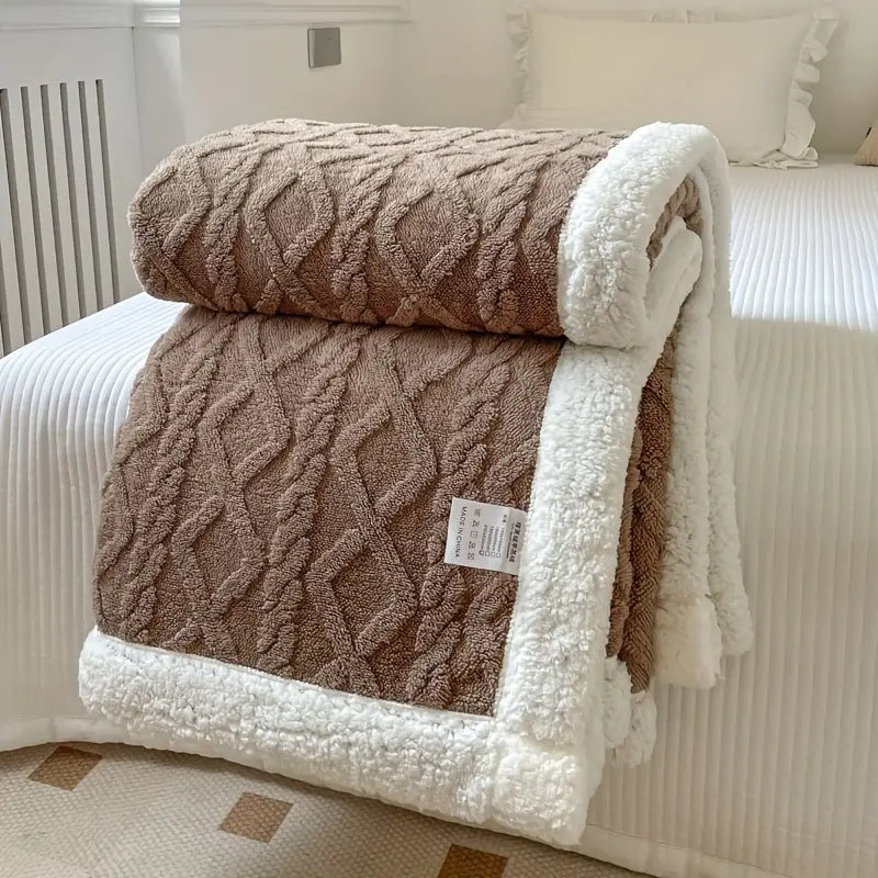 Couverture | Polaire Sherpa Réversible, Douce et Chaude 4