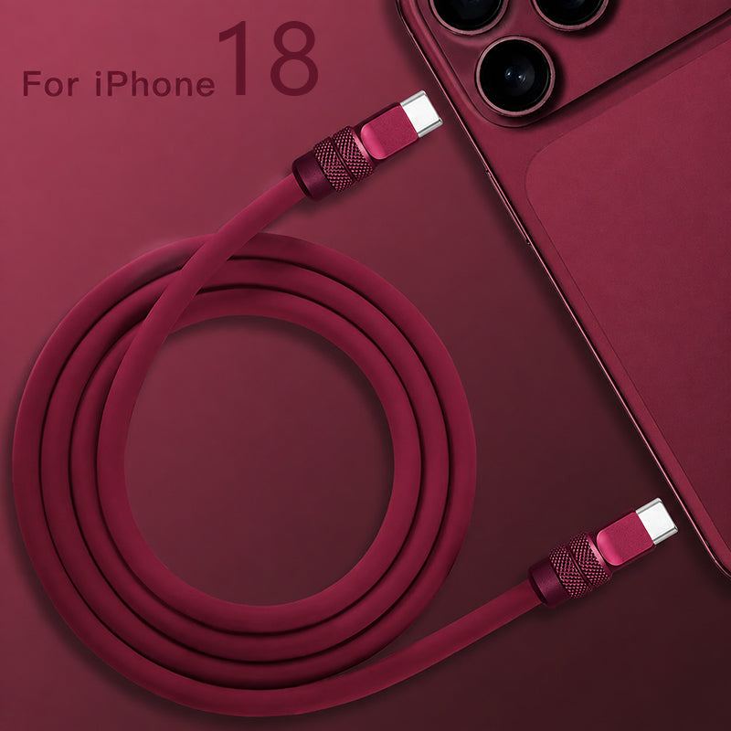 Câble de Charge Rapide Anodisé 240W Chubby 18 pour iPhone 18