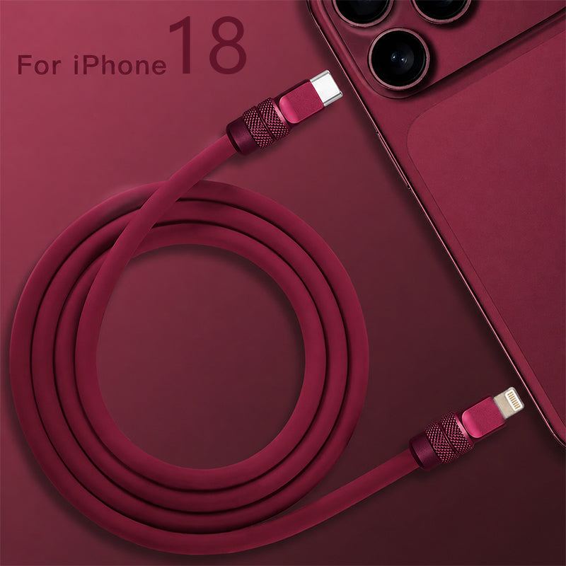 Câble de Charge Rapide Anodisé 240W Chubby 18 pour iPhone 18