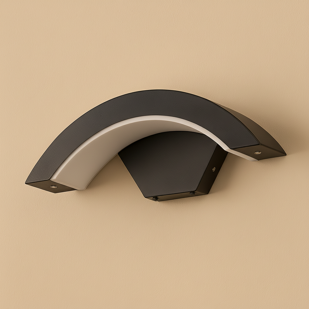 Éclairage Extérieur | Design Incurvé, Capteur de Mouvement 1