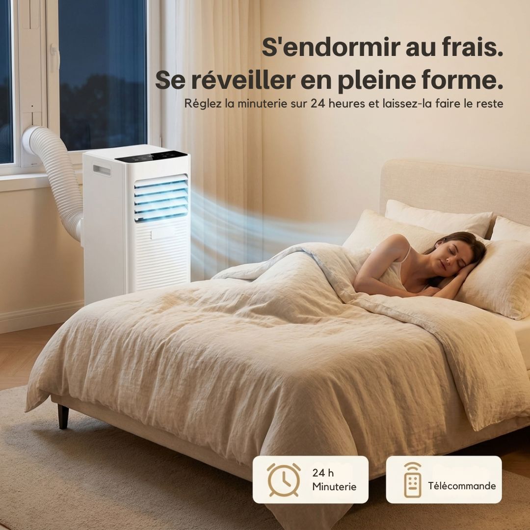 Climatiseur mobile 7000 BTU avec déshumidificateur
