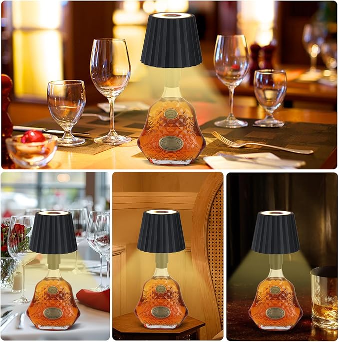 ClariGlow Lampe LED Sans Fil, Dimmable, Lumière Chaude, Intérieur