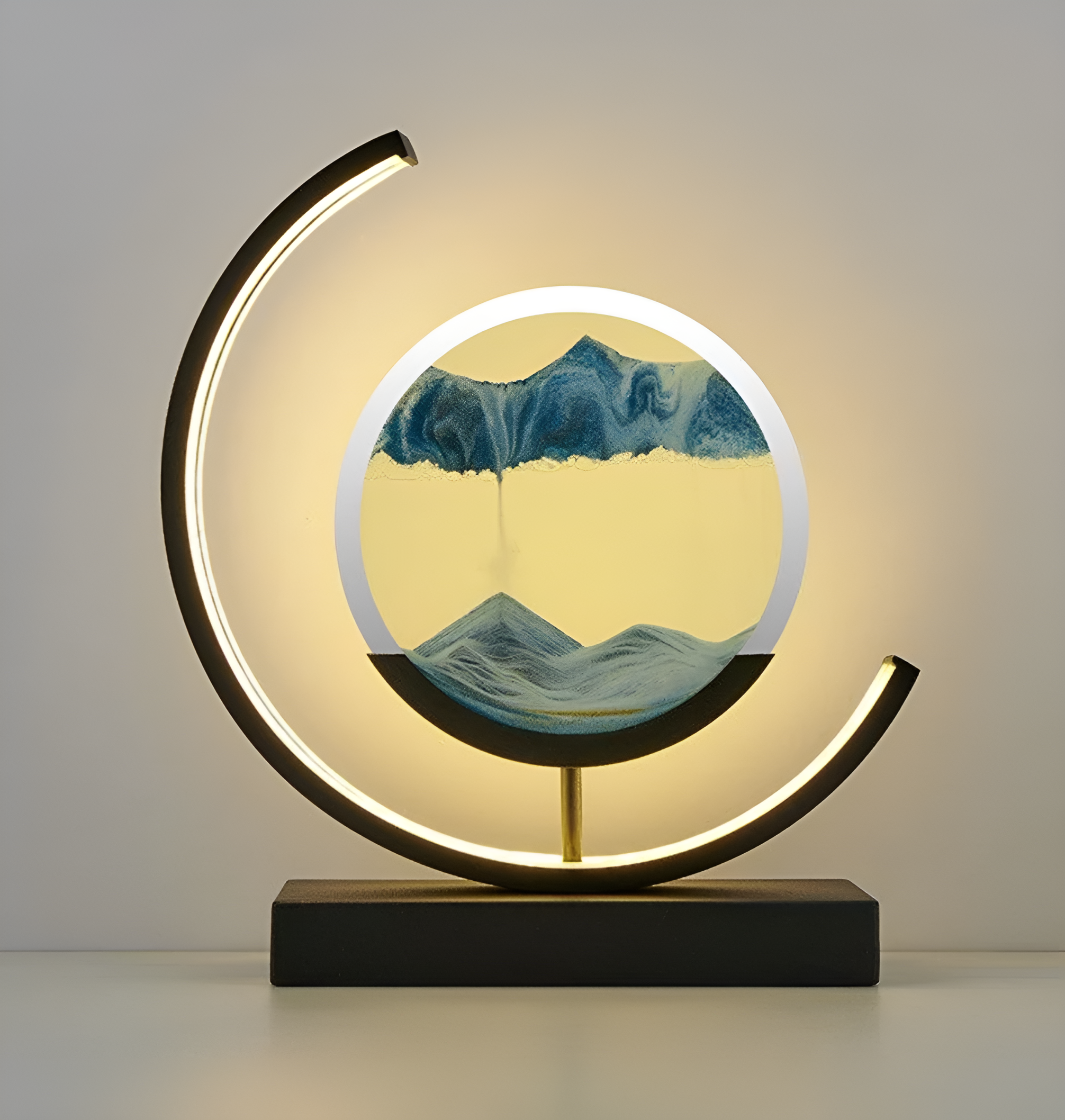 Lampe LED Sandscape 3D Sable Fluide pour Chambre