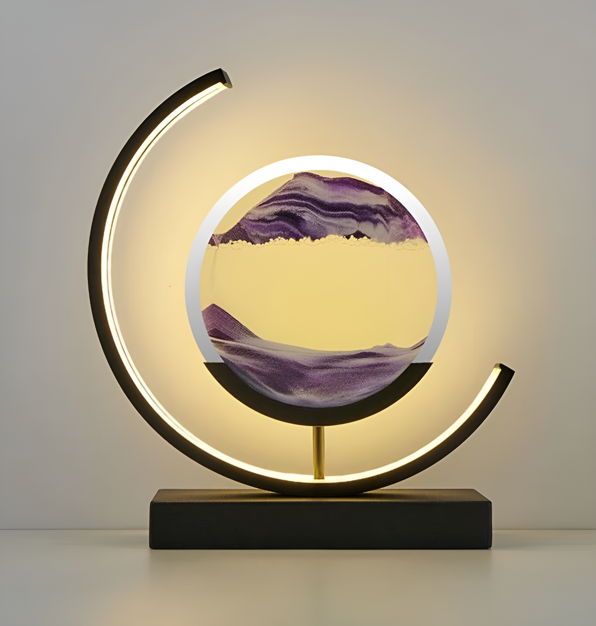 Lampe LED Sandscape 3D Sable Fluide pour Chambre