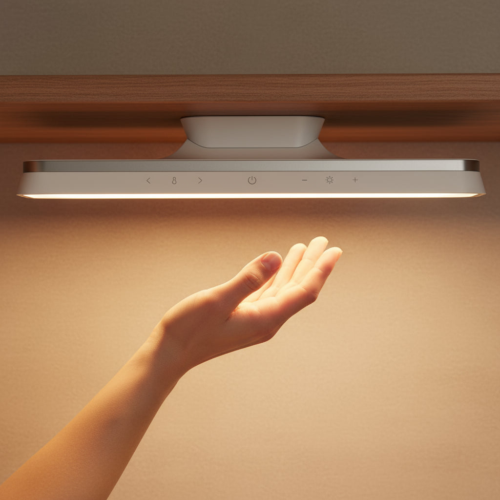 Lampe LED | Design Sans Fil, Support Magnétique en Aluminium et ABS 7