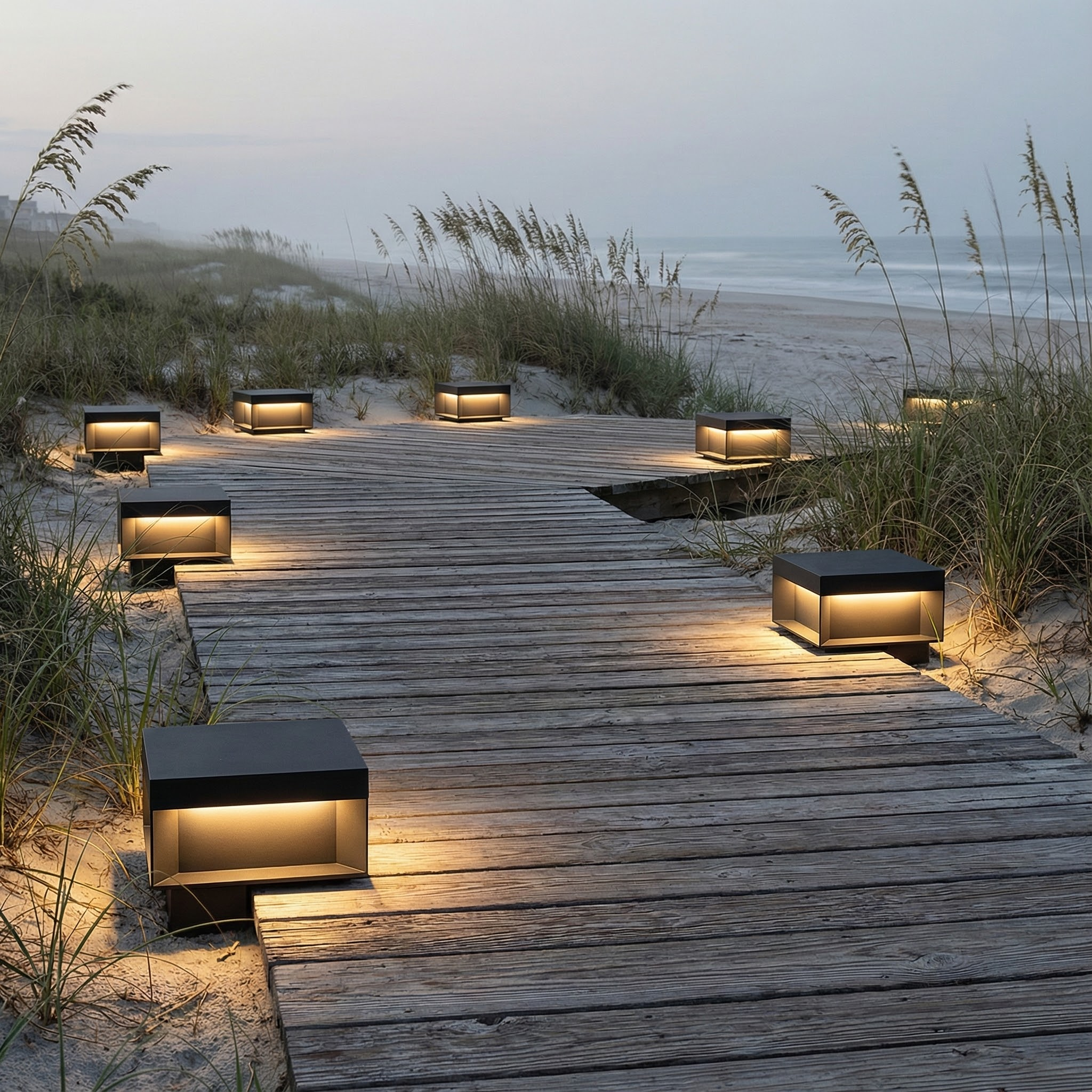 Lampe Solaire | Design Cubique, Éclairage Ambiant 3
