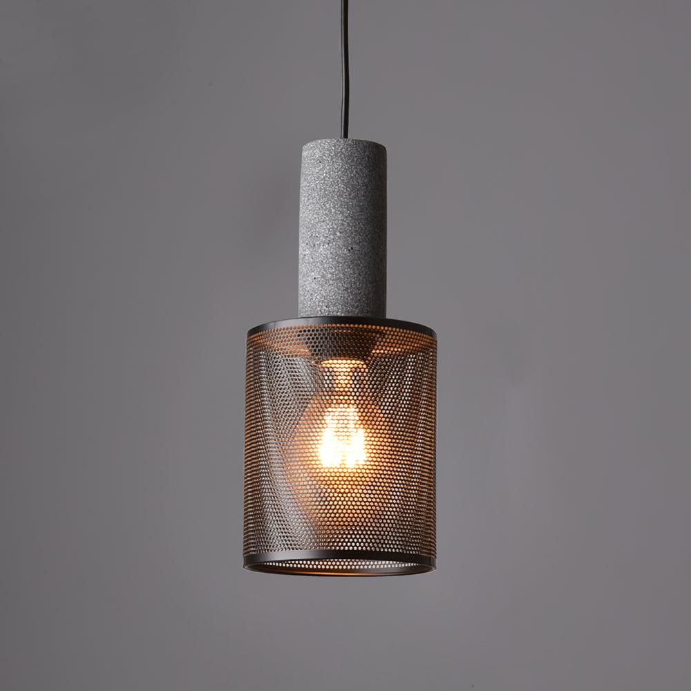 Lampe Suspendue | Aspect Béton, Montage Plafond 10