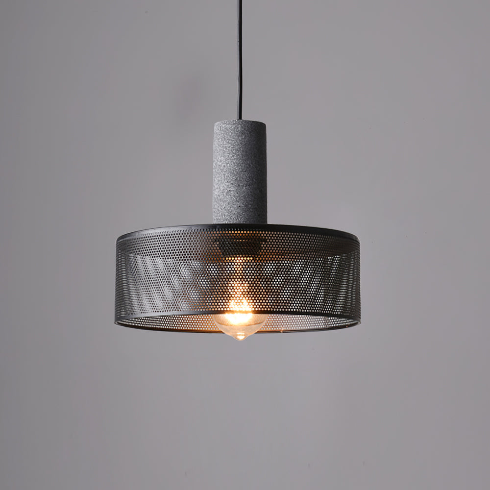 Lampe Suspendue | Aspect Béton, Montage Plafond 11