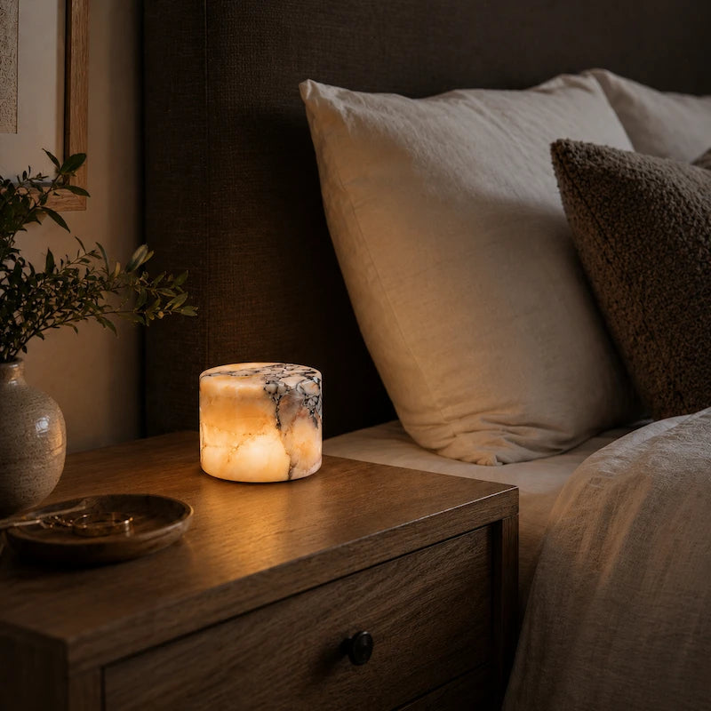 Lampe | Marbre Véritable, Rechargeable Sans Fil 0