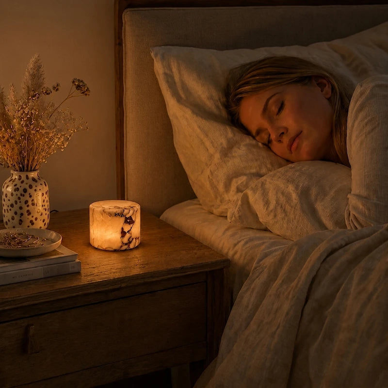 Lampe | Marbre Véritable, Rechargeable Sans Fil 2