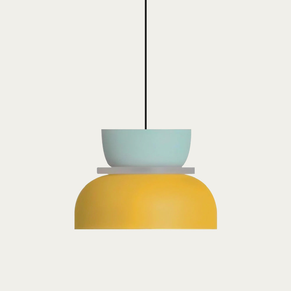 Lampe à Suspension | Design Nordique, Motif Color Block 10