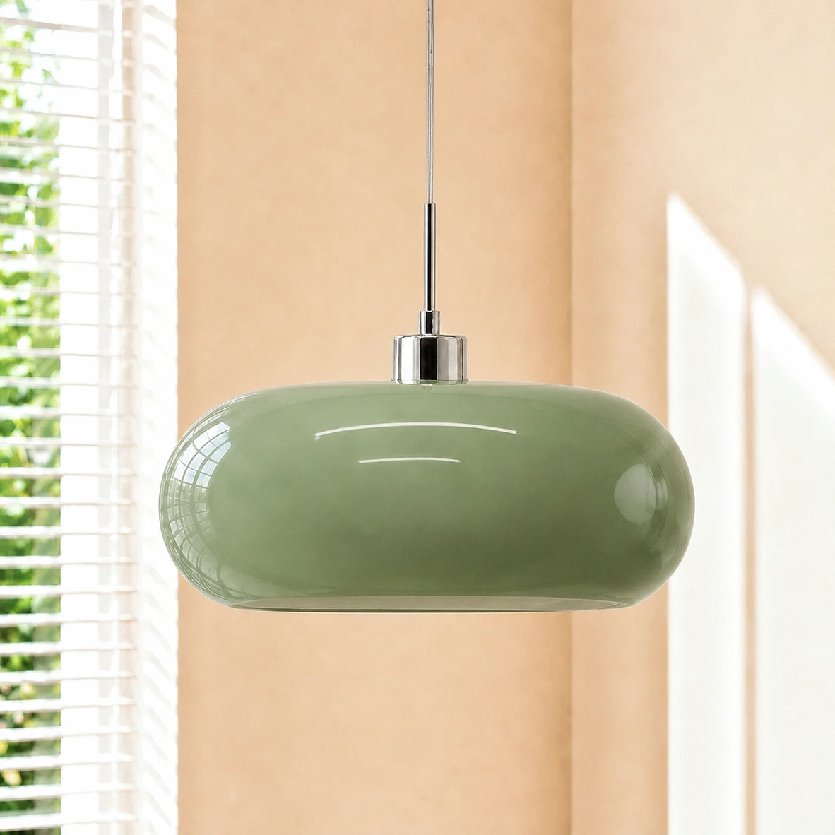 Lampe à suspension | Verre Transparent, Style Bauhaus 1