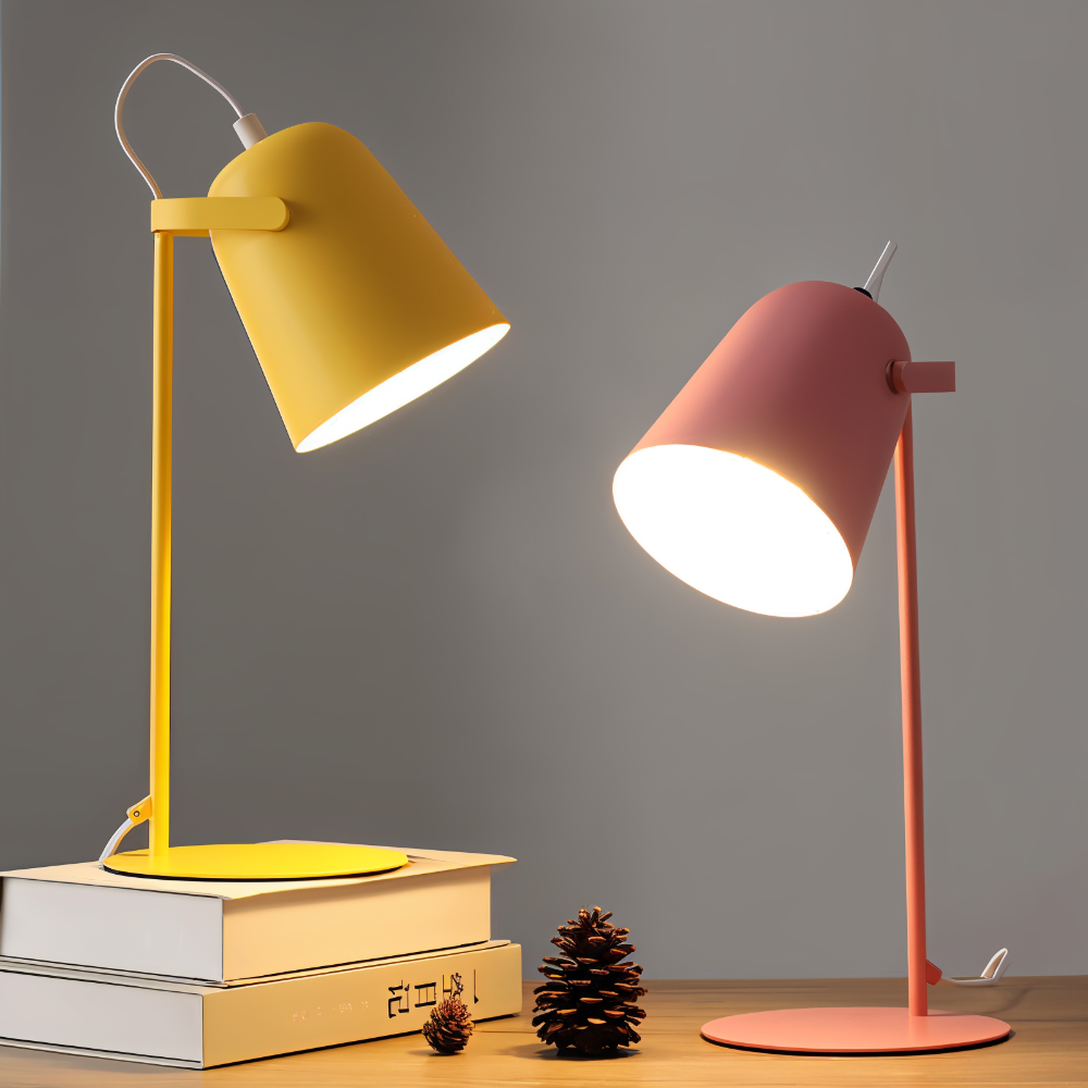 Lampe de table | Abat-jour Rotatif, Angle Réglable 4