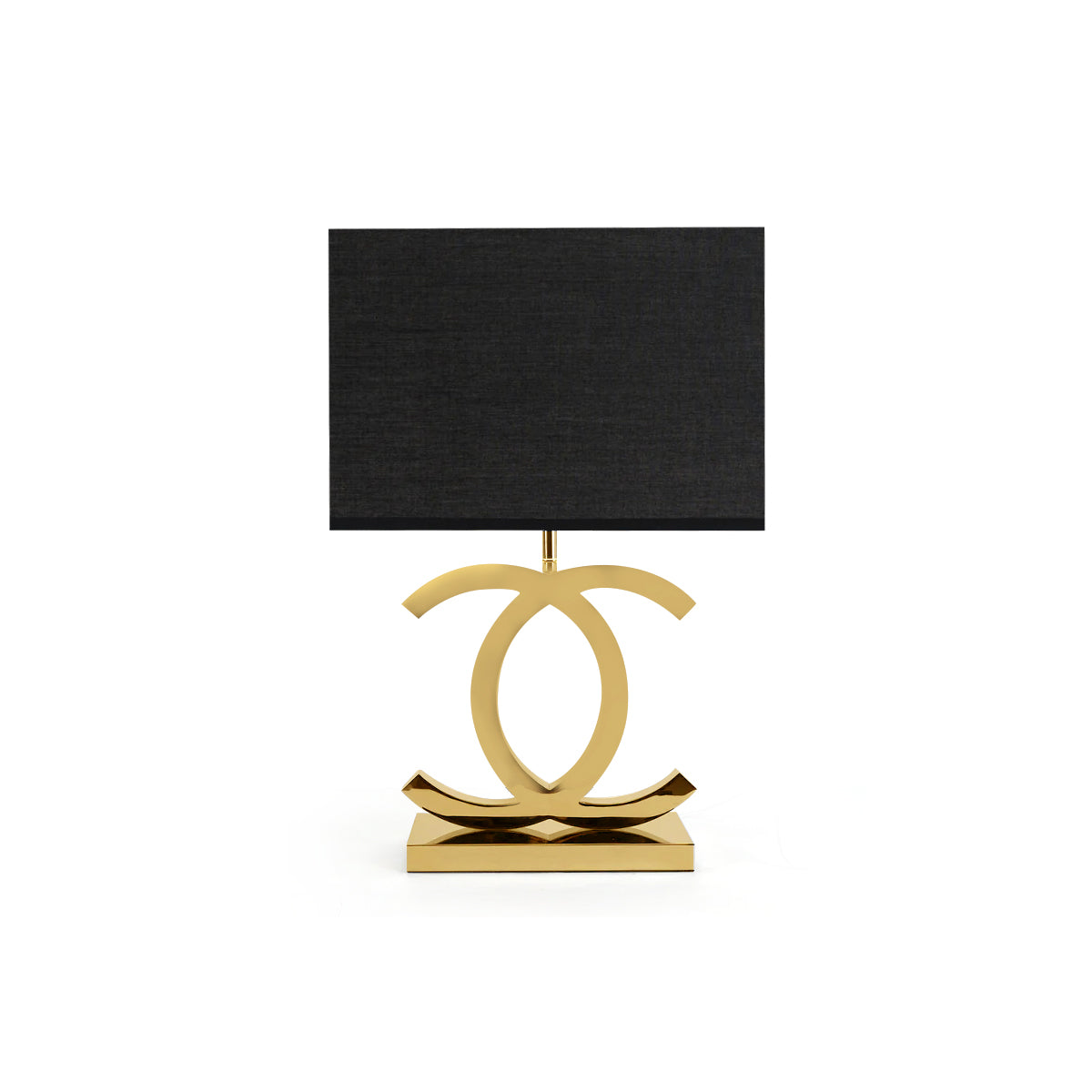 Lampe de table | Acier inoxydable, Design rectiligne 0