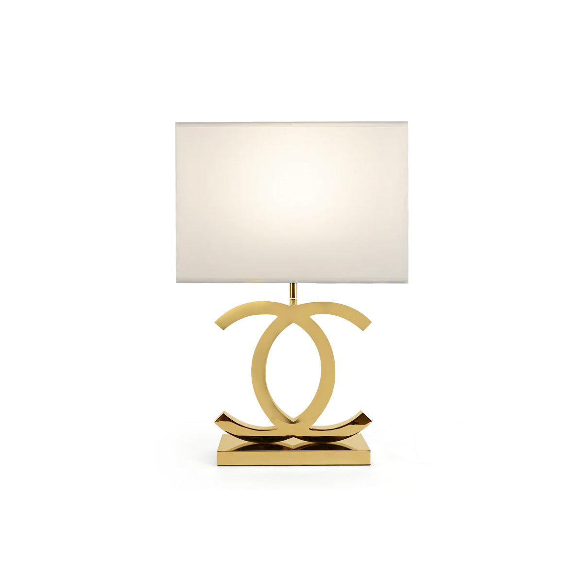 Lampe de table | Acier inoxydable, Design rectiligne 10