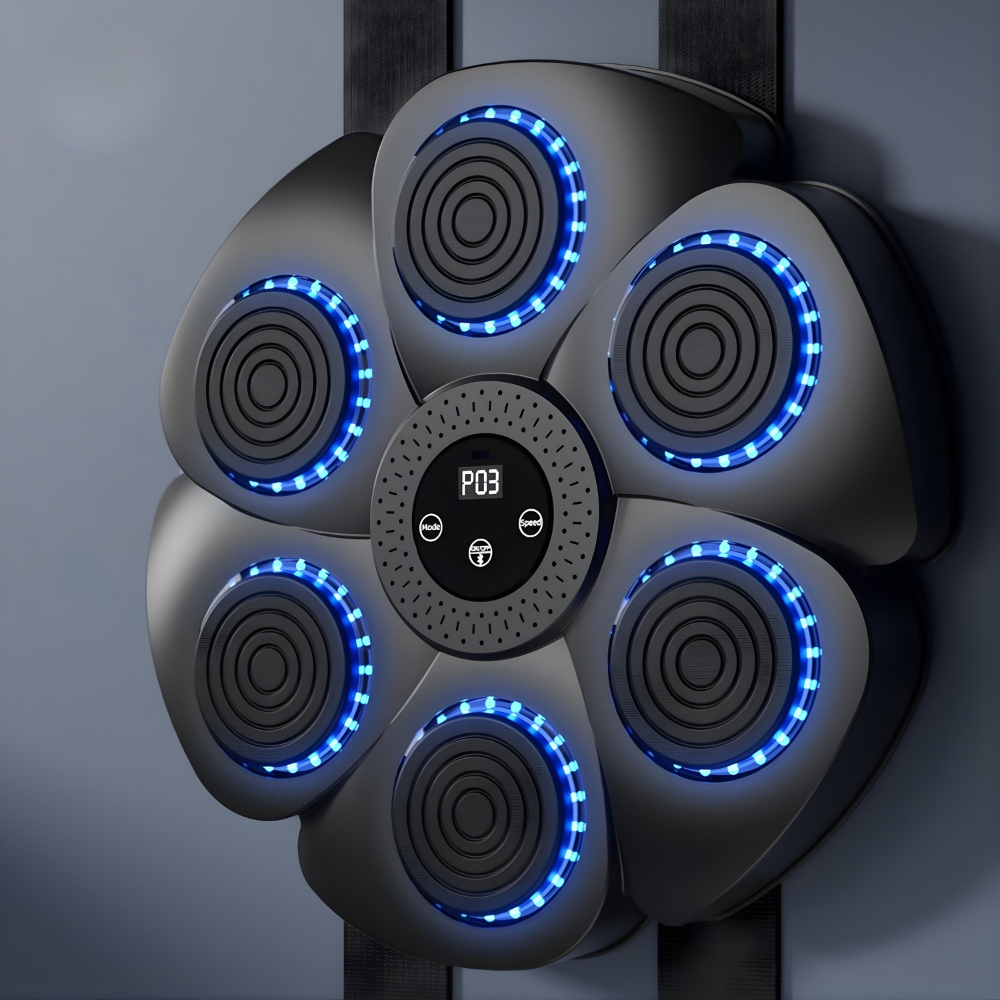 Machine de Boxe | Entraîneur de Frappe Interactif, Bluetooth, Fixation Muraleh