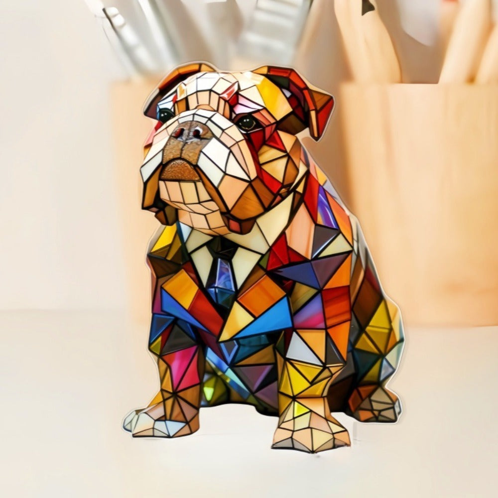 Lampe LED Bulldog, style Art déco, intérieur pour salon et bureau