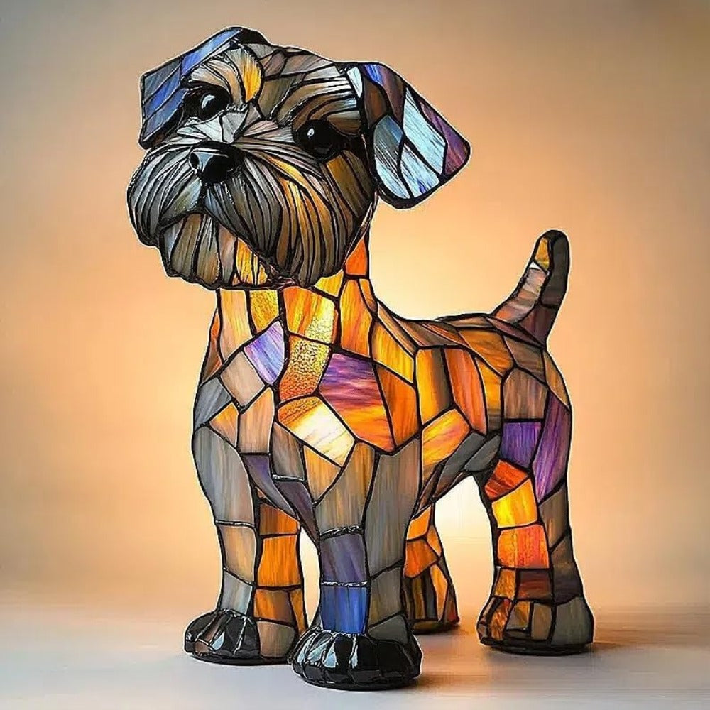 Lampe LED Fido Terrier, style charmant, intérieur et décoration
