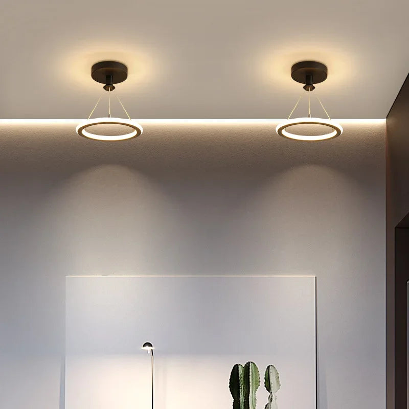 Virela – Applique LED Moderne Entrée Intérieur Noir