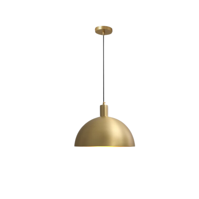 Luminara – Suspension LED Classique Laiton Doré Salon
