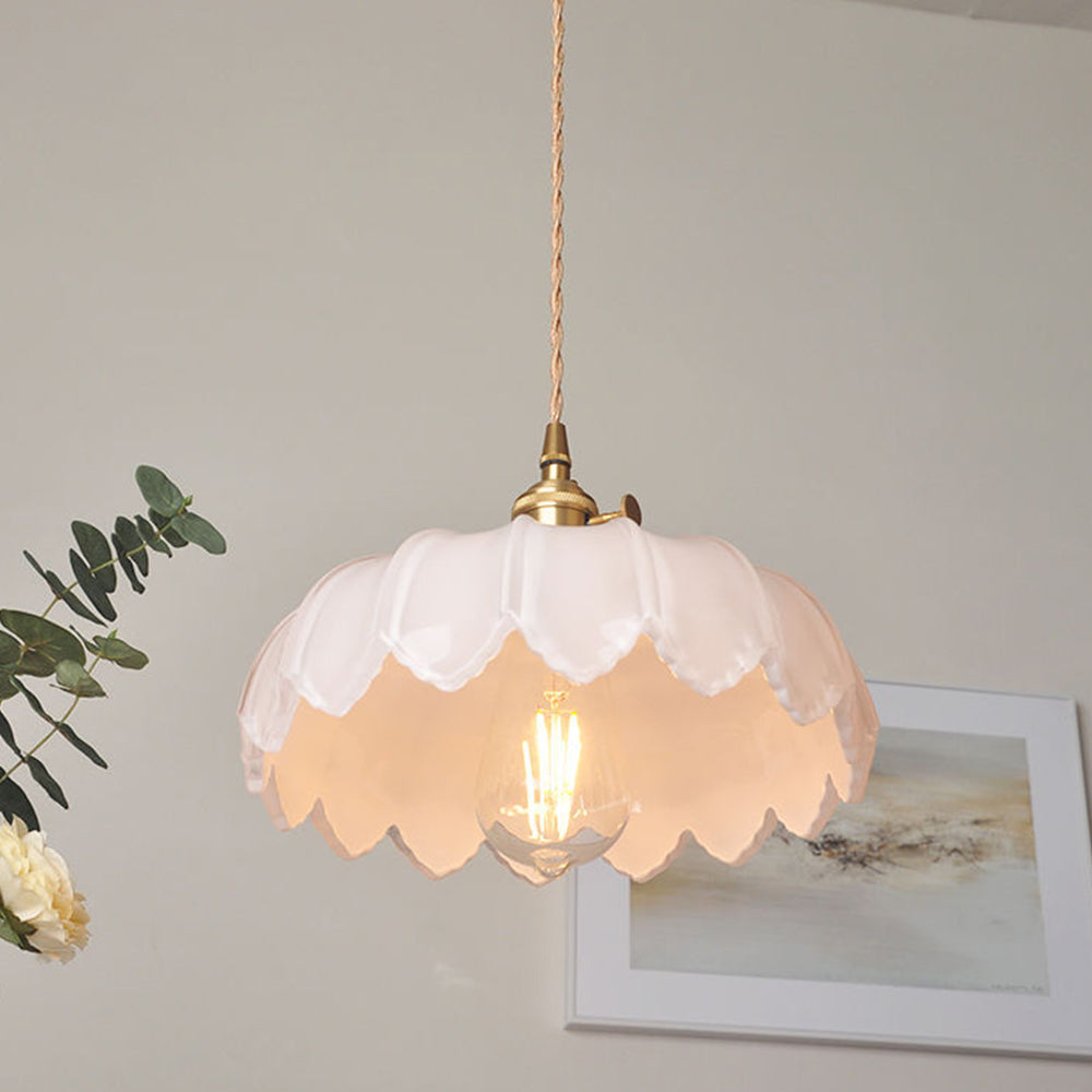 Florina – Suspension Vintage en Forme de Fleurs, Salon, Rose