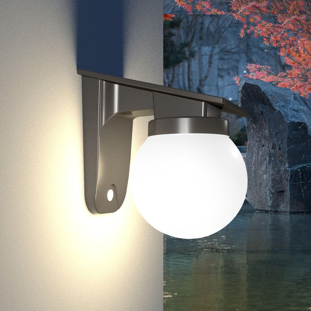 Éclairage extérieur LED décoratif lumière chaude design moderne aluminium étanche jardin terrasse