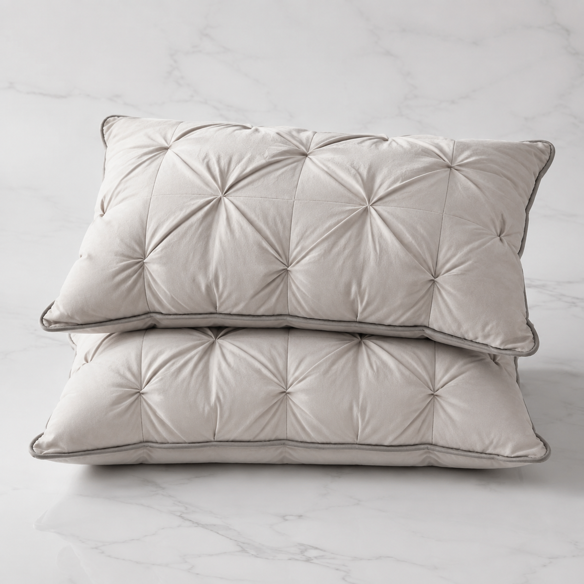 Oreiller Ergonomique | Housse 100 % Polyester, Remplissage Microfibre 1