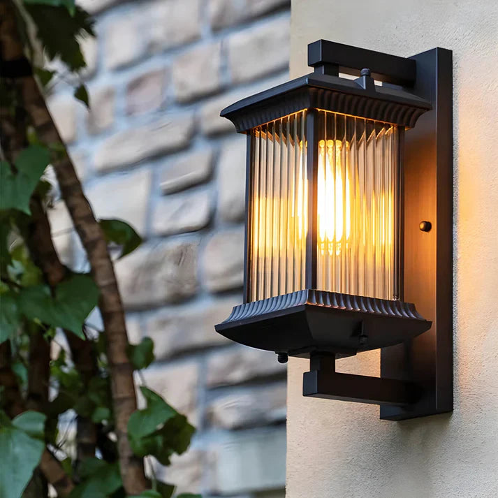 Lampe murale extérieure LED blanc chaud jardin étanche design moderne décoratif