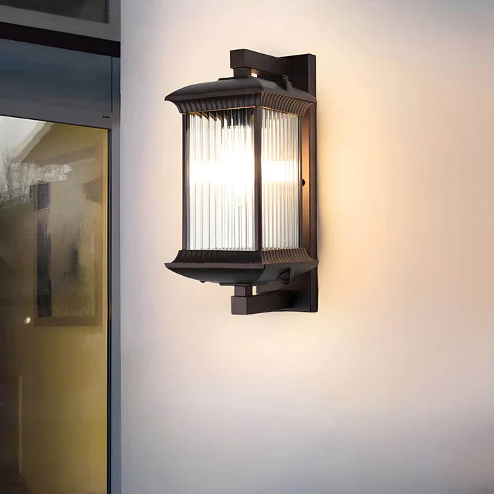 Lampe murale extérieure LED blanc chaud jardin étanche design moderne décoratif