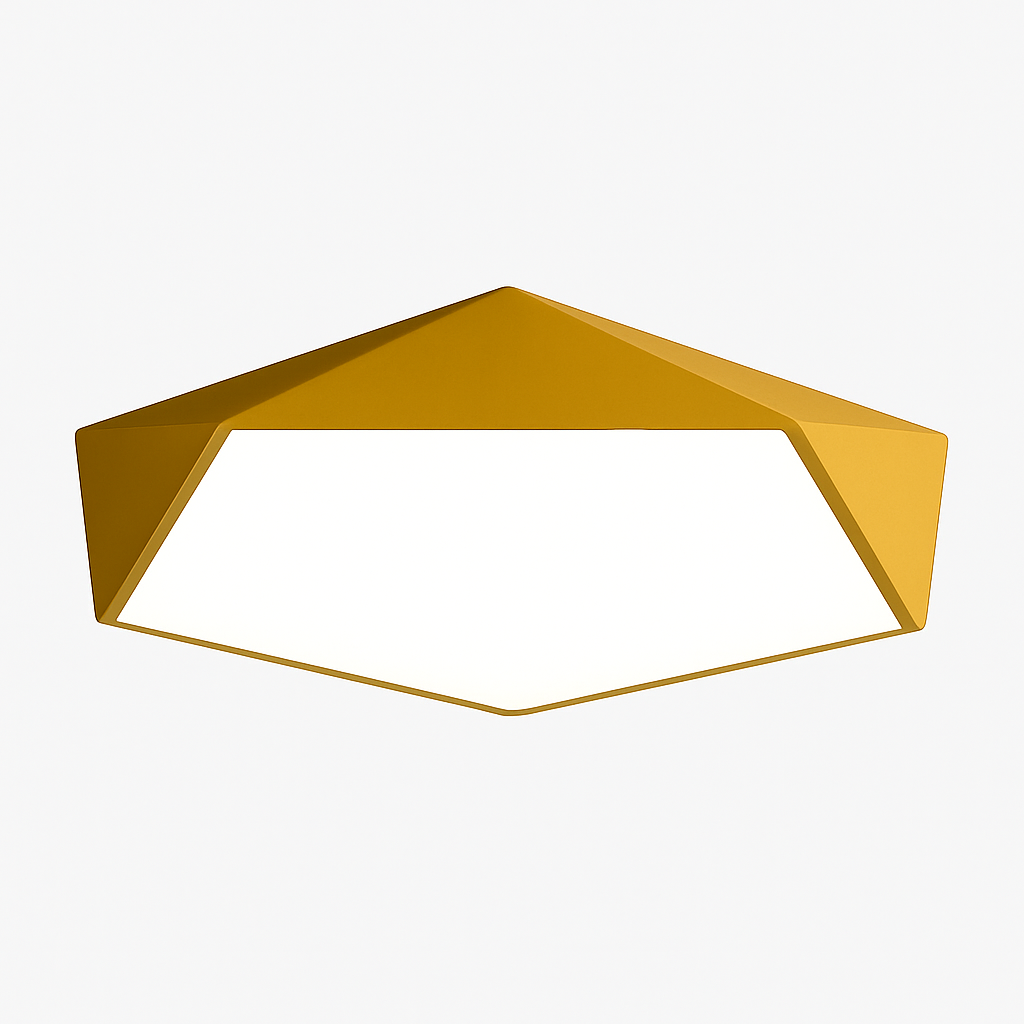 Plafonnier LED | Géométrique, Métal Peint Dimmable 0