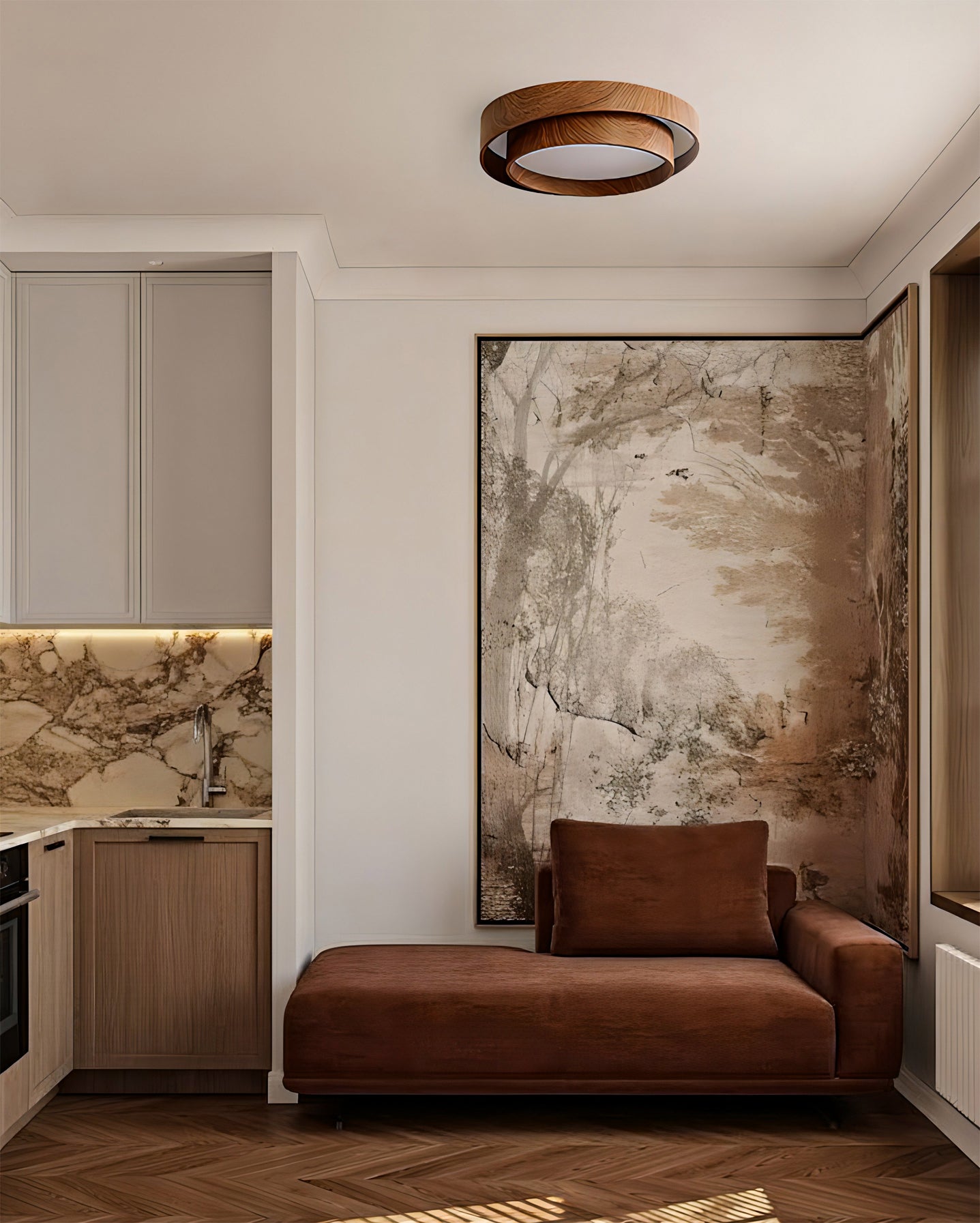 Plafonnier Led | Forme Ronde, Structure en Métal 3